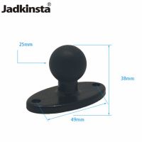 Jadkinsta แท่นแผ่นยึดตัวแปลงหัวกลม1นิ้วสำหรับแผ่น Garmin ZUMO สำหรับแขนต่อกล้องสมาร์ทโฟน Gopro