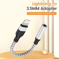 for Ios Headphone Adaptador for Iphone 13 12 11 X 8 7 Plus Aux Audio Splitter for Lighting To 3.5Mm Adapter Earphone Jack Cable