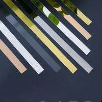 Custom Self-adhesive Stainless Steel Molding Line for Wall Ceiling Seam Joint Sticker Trim Bar Mirrow Matt Gold Silver Black