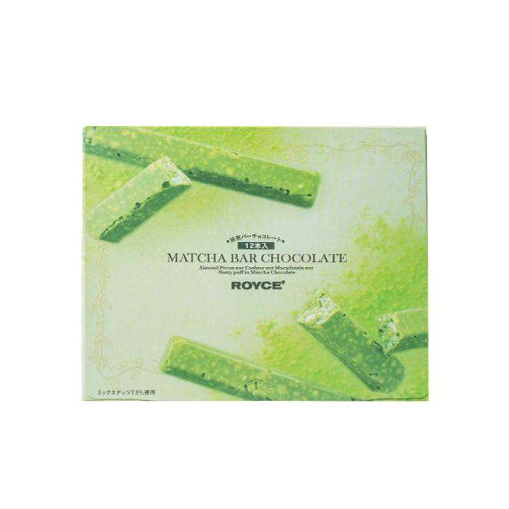 ROYCE MATCHA GREEN TEA BAR CHOCOLATE MADE IN JAPAN (12 PCS/ BOX) Lazada
