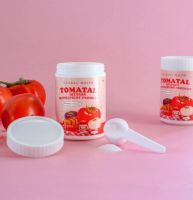 Global White Tomatal ชงผิวขาวโทเมทอล น้ำชงมะเขือเทศ ดื่มง่าย ผิวสวย ชงดื่ม ผงชงมะเขือเทศ  มะเขือเทศ 50g