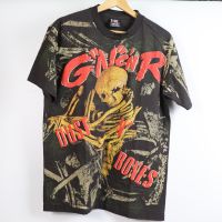 เสื้อวง Guns N Roses OVP โอเวอร์ปริ้น แนววินเทจ สกรีนทั้งตัว ผ้าฝอกสีเฟด เสื้อOVP เสื้อวงดนตรีต่างประเทศ เสื้อวงร๊อค