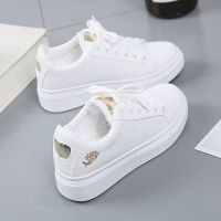 COD ☂✿✜ The Outline Shop27dgsd6gfd 【Raya 2023】 Women Sneakers Breathable All-match Student Casual Flat White Sports Shoes