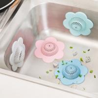 【CC】 Hair Filter Sink Silicone Stopper Floor Plug Strainer Drain Sewer