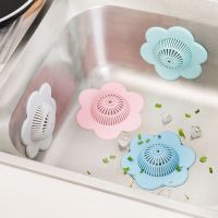 1 Pcs Hair Filter Sink Pad Kitchen Silicone Sink Collect Bath Stopper Floor Plug Strainer Drain Sewer Hair Filter