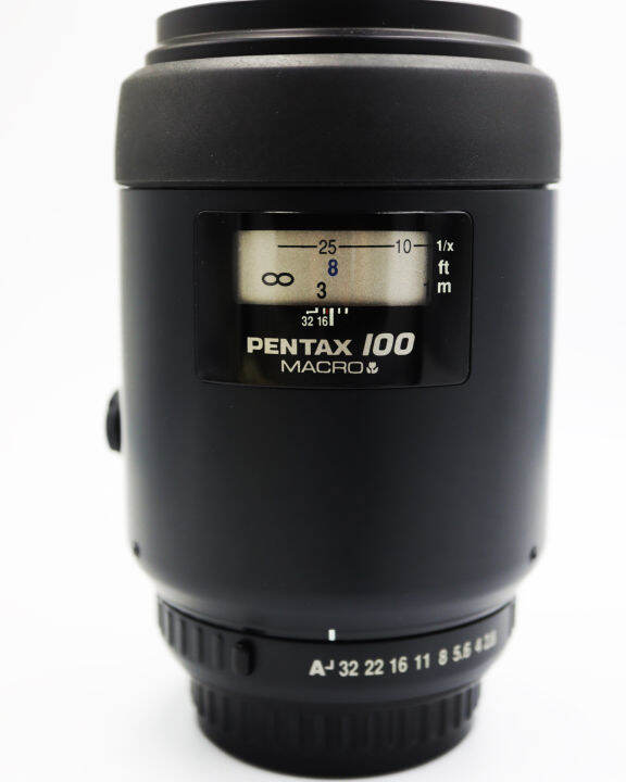 Pentax SMC 100mm f2.8 Macro Lens, supports full Frame 35mm format