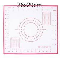 【✆New✆】 daoge แผ่นแป้งโดแป้งทำขนมม้วนแผ่นรองวัดขนาดสำหรับทำขนมอบทำจากซิลิโคนแผ่นซิลิโคนสำหรับอบแบบนอนสติ๊กอุปกรณ์อบขนมในครัว