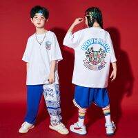 [COD] Boys hip-hop fashion summer stage performance girls model catwalk childrens trendy brand