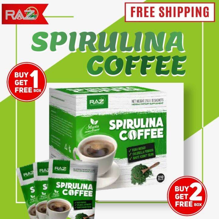 RAZ Spirulina Coffee Mix (herbal coffee for gout and arthritis) Lazada PH
