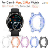 Zenia TPU ผิวเปลี่ยนเคสป้องกันสำหรับ Garmin Venu 2 Venu2 Plus สปอร์ตสมาร์ทวอทช์อุปกรณ์เสริม