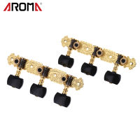 [okoogee]Alice AOS-020B3P 1 Pair Gold-Plated 3 Machine Head Classical Guitar String Tuning Keys Pegs