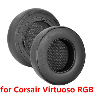 Replacement Earpads Pillow Ear Pads Foam Cushion Cover Cups Repair Parts for Corsair Virtuoso RGB Wireless SE Gaming Headset