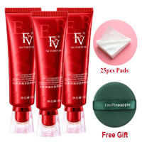 FV Concealer Cream Foundation Original Maquillaj Red Ginseng Herbal Skin Care Face Base Makeup Liquid Blemish Cover~