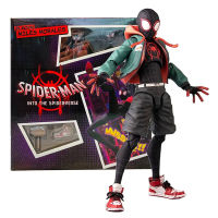 Sv Action Miles Morales Action Figure Collection Sentinel Marvel Into The Spider Verse ตัวเลขของเล่น