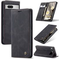 Google Pixel 7A Case, WindCase Retro PU Leather Wallet Case Card Slots Flip Stand Case Cover for Google Pixel 7A