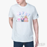 DOSH UNISEX T-SHIRTS WE BARE BEARS เสื้อยืดคอกลม แขนสั้น ผู้ชาย-ผู้หญิง FBBMT5039-OW