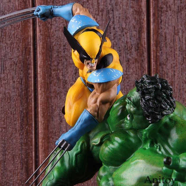 สินค้าขายดี-โมเดลฟิกเกอร์-hulk-vs-wolverine-พร้อมส่ง-ของเล่น-ของสะสม-โมเดล-kid-toy-model-figure