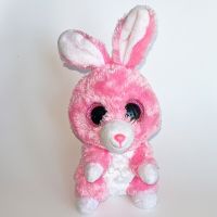 TY Beanie 6" Big Eyes Easter Pink Bunny Rabbit 15cm Plush Stuffed Animal Collectible Soft Doll Toy Christmas Gift