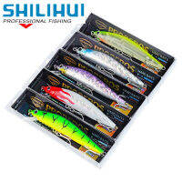 SHILIHUI เหยื่อตกปลา Minnow เหยื่อปลอมพลาสติกแข็ง14.5ซม./24.83G 3X2 # เบ็ดเบสเหยื่อ Umpan Pancing อุปกรณ์ตกปลา DW435