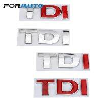 【car parts】 FORAUTO สติ๊กเกอร์สะท้อนแสงรถยนต์สำหรับ VW G Olf J Etta P Assat MK4 MK5 MK6รูปลอกตราสัญลักษณ์3D โลหะเทอร์โบฉีดโดยตรง TDI โลโก้