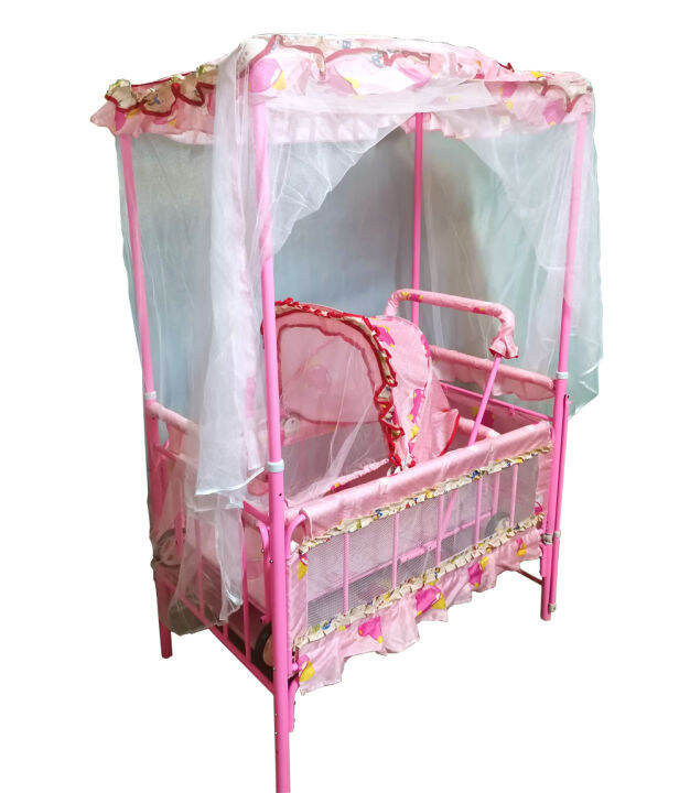 Heavy Duty Baby Bed Crib with Pink / Blue Lazada PH