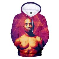 Sudadera con estampado 3D de rapero Tupac Amaru Shakur para hombre, ropa de calle, Hip Hop, Unisex