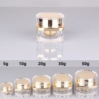 5g 50g Eye Face Empty Jar Cosmetic Acrylic Jar Packaging Lotion Container Gold Cream Emulsion Makeup Packaging Bottle Sub bottle