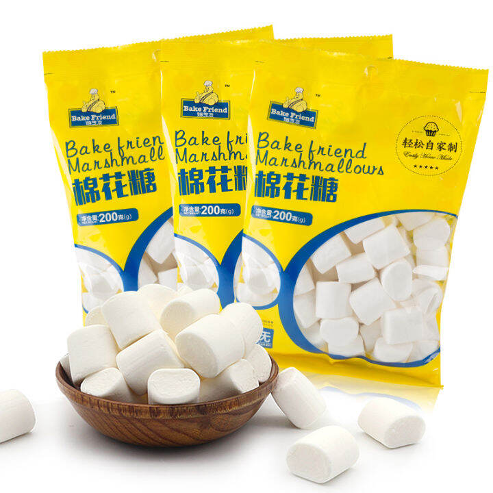 Lowsugar cotton candy baking nougat snowflake crisp raw material milk