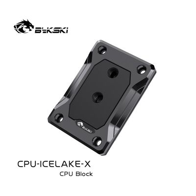 Bykski CPU Water Cooling สำหรับ INTEL LGA4189 /Icelake Black POM และ Copper Version PC Water Block หม้อน้ำ CPU-ICELAKE-X