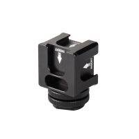 4 Heads Extend Port Connect Microphone On Camera 1/4 Screw Mount Hot Shoe Base Adapter For DSLR DV Video Flash Light Bracket