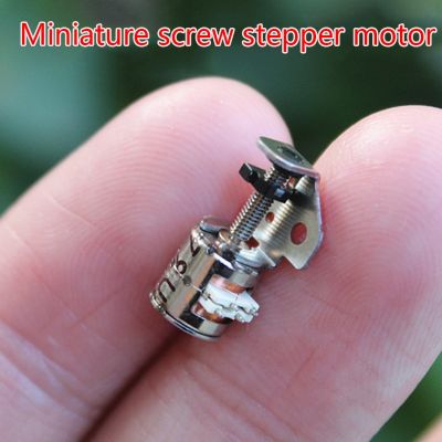 Tiny 6mm Precision Stepper Motor 2-Phase 4-Wire Slider Screw Nut Moving Block Micro mini Stepping Motor