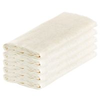 Muslin Cloths for Cooking, Pack of 5 (50X50CM), Unbleached, Cotton Reusable and Washable Cheese Cloths for Straining