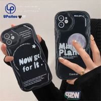 เคส UPaitou สำหรับ Huawei Nova 11 10 9 Pro Y90 Y70 7i 8 7 5T SE Mate 50 40 30 Pro P60 50 40 30 50 40 30ตัวอักษรดาวเคราะห์มีเคสโทรศัพท์ปิดขอบหยักเป็นลอนฝาครอบป้องกันเนื้อนิ่ม TPU