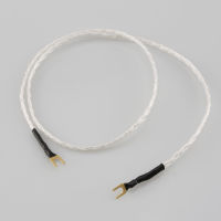 High Quality 6 Core Pure Silver LP Vinyl Audiophile Hifi Audio Cable Amplifier Ground Wire