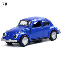 NAKOJ MALL 1/36 Diecast รถวินเทจสำหรับ BMW Mini Beetle Fiat โมเดลรถลากของเล่นเด็ก