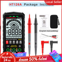 HABOTEST HT126 5Th Generation Multimeter Digital Professional AC DC TRMS Ohm 60Mf Hz Electrician Meter Tester