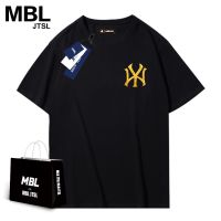 แขนสั้นโอเวอร์ไซส์Mbl เสื้อยืดแขนสั้น ผ้าฝ้าย พิมพ์ลาย New York สําหรับผู้ชาย และผู้หญิงS-4XL  KBZW