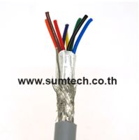 สินค้าพร้อมส่งในไทย ?  Multicore Shield Cable 6 Ways, 24AWG (CB-M6CORE/S) (ไม่รวม V.A.T)