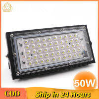 โคมไฟฟลัดไลท์ Led 50W,Ip65สปอตไลท์ Led 220V ไฟสนามกลางแจ้งแสง Led ไฟถนน Lampu Banjir ติดผนัง