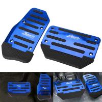 Cover Brake Aluminum Accelerator Anti-skid Metal Pad Universal Car Pedal