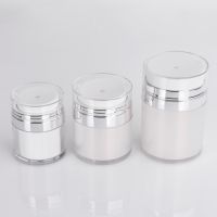 【YF】❈▲☸  Bottle Airless Jar Refillable Creams Gels Lotions Dispenser Leak Proof Moisturize