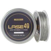 【CC】 LANSEYU 50M Fishing stainless steel wire lines 44LB-70LB 49 strands soft line Cover with plastic