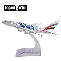 JASON TUTU เอมิเรต Airbus A380เครื่องบิน Diecast โลหะ1400 Scale เครื่องบินขนาดเล็กรุ่นเครื่องบิน Drop Shipping