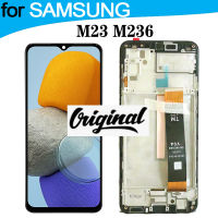 Original สำหรับเหมาะสำหรับ Samsung Galaxy M23จอแสดงผล M236 LCD Touch Panel Screen Digitizer จอแสดงผลสำหรับเหมาะสำหรับ Samsung M23 LCD M236B Ds M236Q Ds LCD