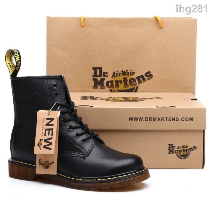 dr-รองเท้าบูทมาร์ตินของแท้-martens1460-รองเท้าบูตมาร์ตินสำหรับผู้ชายผู้หญิงรองเท้าบูตมาร์ตินสวยกลางแจ้งสไตล์คลาสสิก