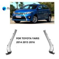 Flightcar กระจังหน้ารถรถยนต์ Toyota YARIS 2014 2015 2016สีเทาฝาครอบตกแต่งรถยนต์ตกแต่งกรอบมาตรฐาน1ชิ้น