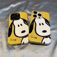 เคสไอโฟน ฟิล์ม Snoopy Apple 14promax เคสโทรศัพท์มือถือ iPhone13/12/11 เปลือกแข็ง xsmax มันเงา 8p/7