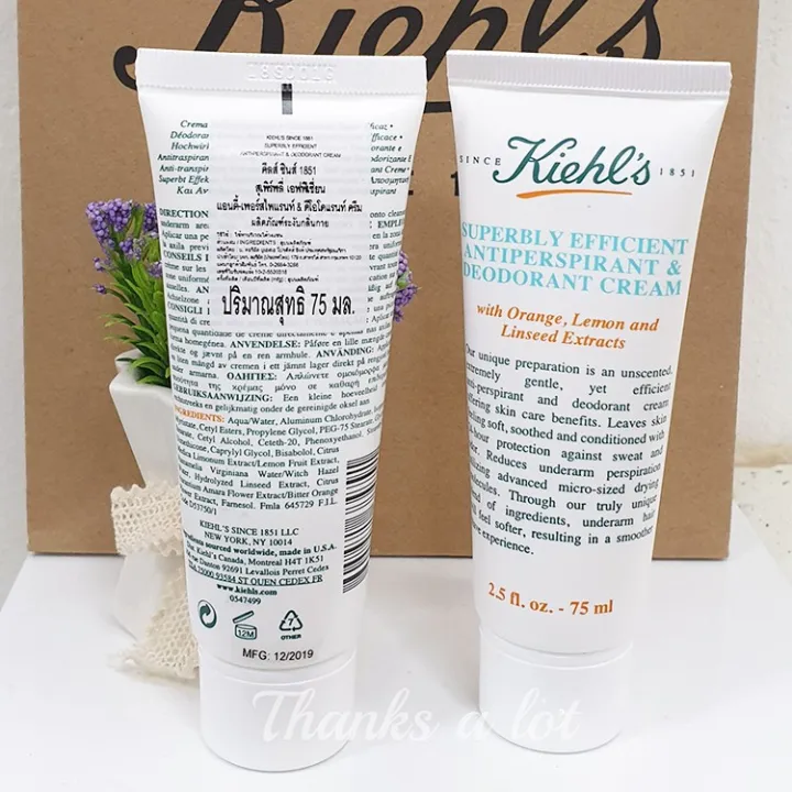 ครีมระงับกลิ่นกาย 🎀 Kiehl's Superbly Efficient Anti Perspirant