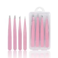 ﺴ  4Pcs/Set Colorful Eyebrow Hair Removal Clip Extension Tweezer Makeup