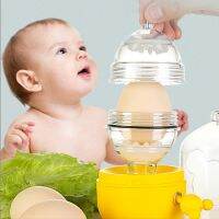 【CW】 Egg Scrambler Hand Shaker Mixer Food Grade Silicone  amp; Manual Convenient Maker for Kids